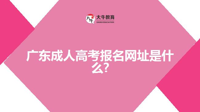 广东成人高考报名网址
