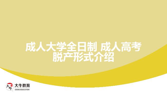 成人大学全日制